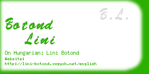 botond lini business card